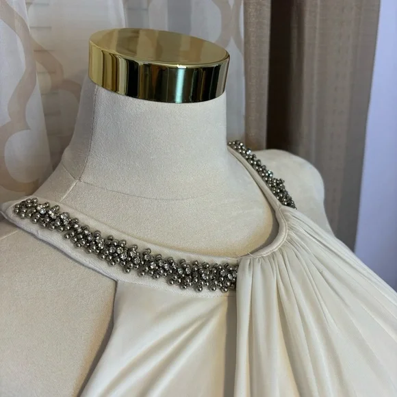 Elegant Black and White Women's Dress, size 8p - Picture 3 of 5